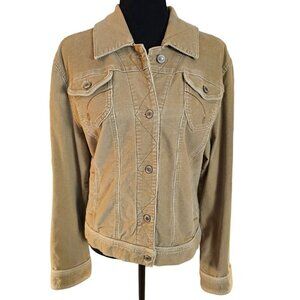 Deluxe L.A. Blues XL Corduroy Jacket Denim Look Tucker Casual Outerwear
